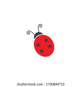 ladybug vector icon illustration design template