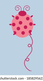 A Ladybug vector illustration isolated art