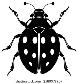 Ladybug vector illustration for your project.
