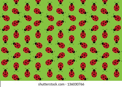 ladybug wallpaper pattern