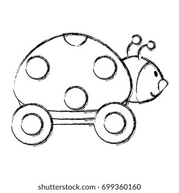 ladybug with wheels icon