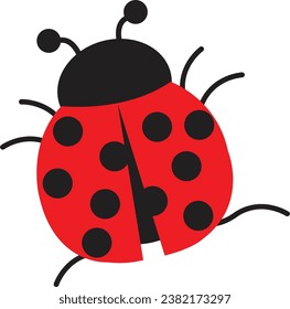 Ladybugs clip art vector art