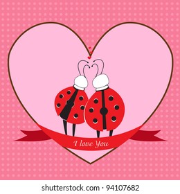 Ladybugs in love