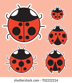 Ladybugs set