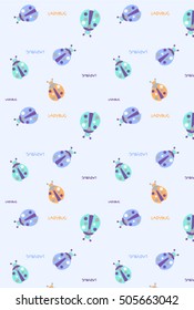 ladybugs vector background with colorful design