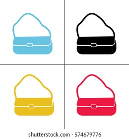 Lady's bag icon vector illustration