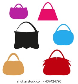 lady's bag, vector illustration