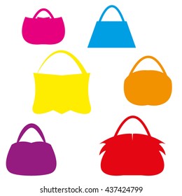 lady's bag, vector illustration