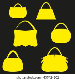 lady's bag, vector illustration
