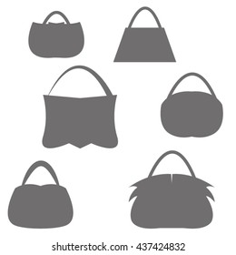 lady's bag, vector illustration