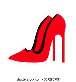 Lady's shoes Vector Illustration