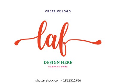 LAF lettering logo is simple, easy to understand and authoritative