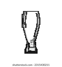 lager beer glass game pixel art retro vector. bit lager beer glass. old vintage illustration