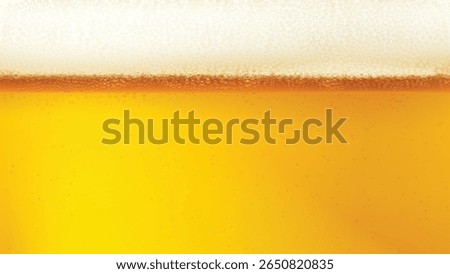 lager beer wide background in realistic design