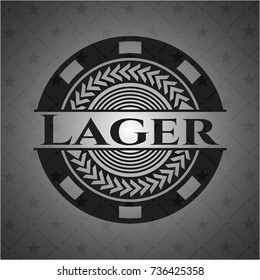 Lager black emblem