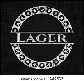 Emblema de pizarra de lager