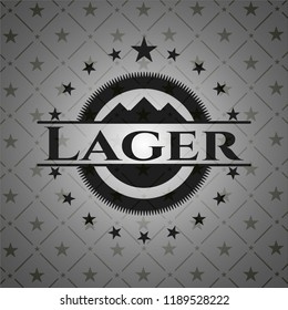 Lager dark badge