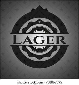 Lager dark badge