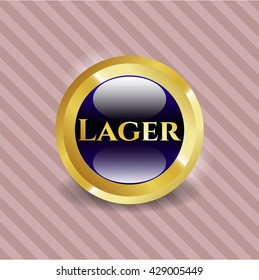Insignia de oro de Lager
