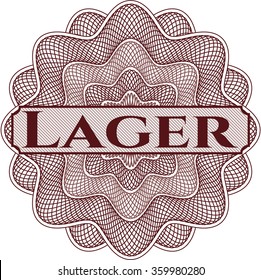 Lagergeld-Rosette