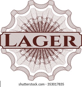 Lager rosette