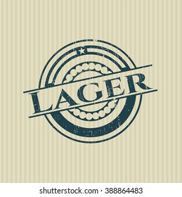 Lager rubber grunge texture seal