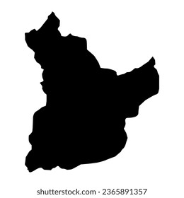 Laghman province map, administrative division of Afghanistan.