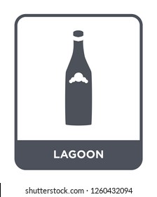 lagoon icon vector on white background, lagoon trendy filled icons from Drinks collection, lagoon simple element illustration