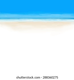 Lagoon Marine background with space for text vector