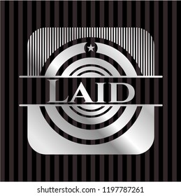Laid silver emblem