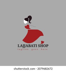 Vector de plantilla de diseño con logotipo Lajjabati