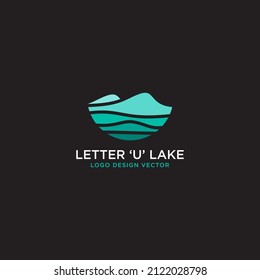  LAKE ABSTRACT LOGO DESIGN VECTOR