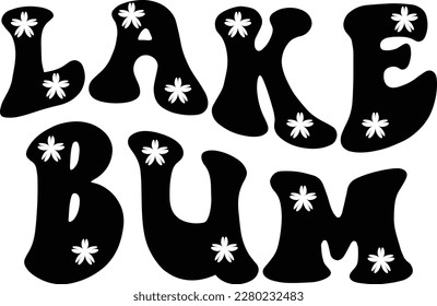 LAKE BUM print ready design