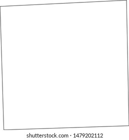 Lake County map in the state of south dakota