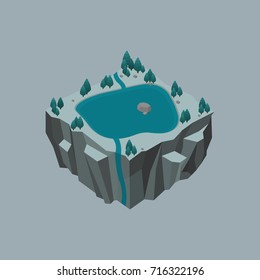 Lake Island Isometric