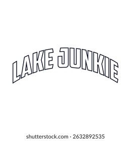 Lake Junkie T shirt design