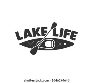 Lake Life Vector Printable T Shirt Design