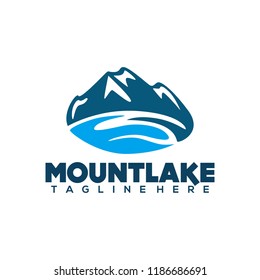 Lake Logo Design Vector