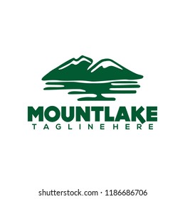 Lake Logo Design Vector