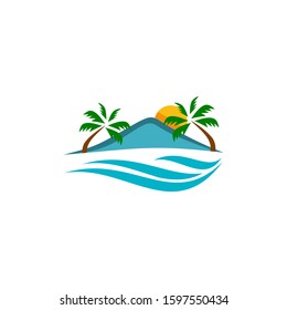 Lake Logo Mountain Vector Images