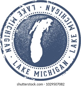 Lake Michigan Great Lakes Stamp