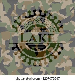 Lake on camo pattern
