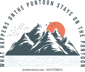 Pack de conception de la sublimation du lac Retro