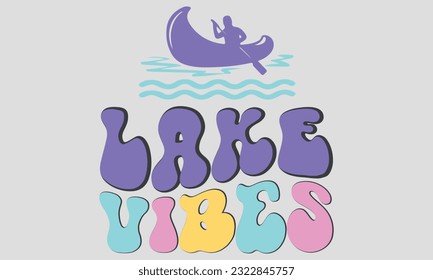 Pack de conceptions de sublimations du lac Retro