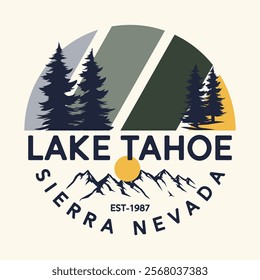 Lake Tahoe Sierra Nevada Est-1987