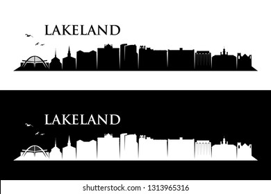 Lakeland skyline - Florida, United States of America, USA - vector illustration