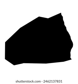 Lakepa village map, administrative division of Niue. Vector illustration.