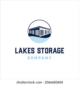 Lakes Storage Logo With Masculine Style Design