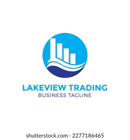 LAKEVIEW TRADING LOGO VECTOR STYLE