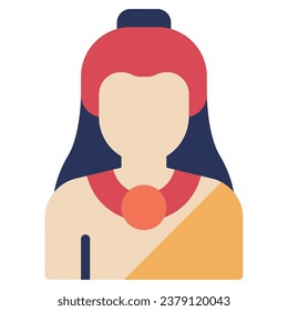 Lakshmi Icon Illustration for web, app, infographic, etc